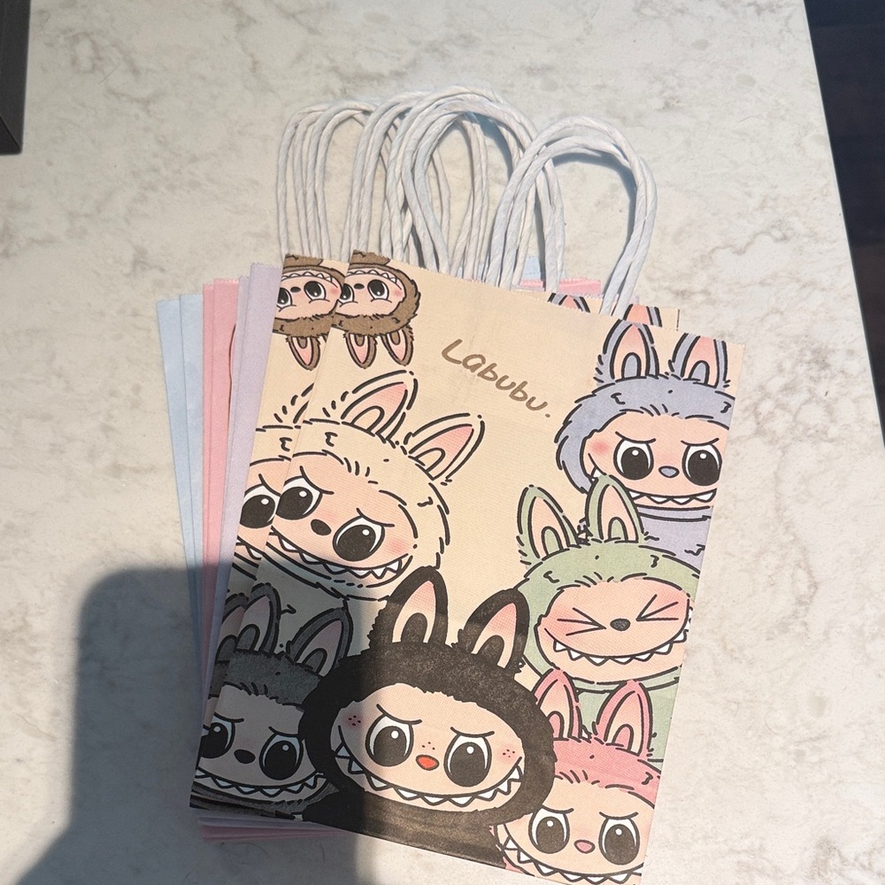 Labubu Cartoon Gift Bags Set - Picture 5 of 5